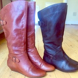 Cathy Jean leather boots **TOGETHER FOR PRICE